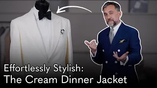 The Most Stylish Black Tie Look - The Cream Dinner Jacket