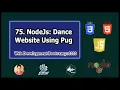 Backend Tutorial Dance Website Using Pure Pug NodeJs Web Development Tutorials