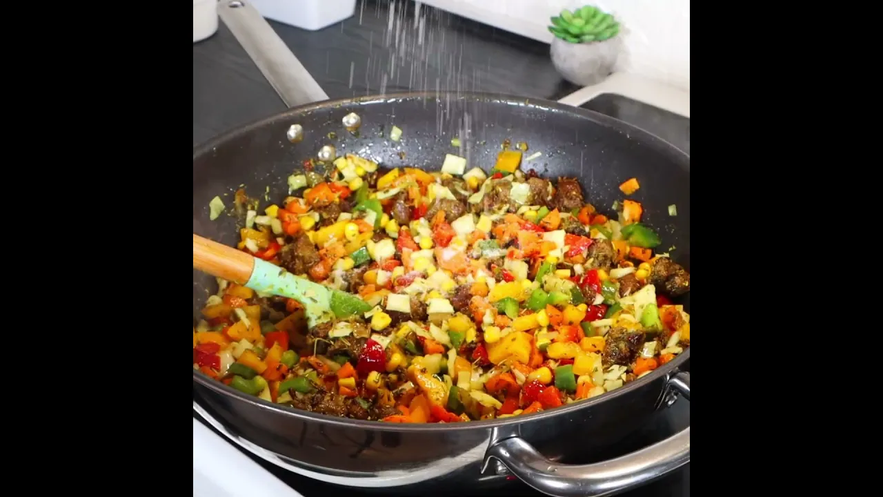 BELL PEPPER FRIED RICE RECIPE WITH VEGETABLES!