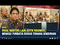 Lagu Viral Menteri Lain Asyik Ngobrol, Menkeu Purbaya Duduk Tenang Sendirian