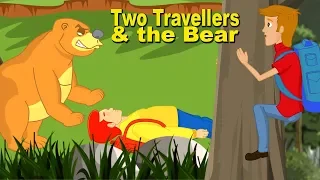 Short Stories For Kids Two Travellers And A Bear English Moral Stories For Children By Anon Kids