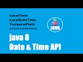 Java 8 Date Time Date and Time API LocalTime LocalDateTime TemporalField 2nd part