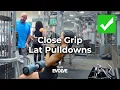 Close Grip Lat Pulldown Exercise Tutorial Form Tips Team Evolve