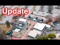 UPDATE Six Flags America Drone Footage March 2026
