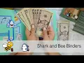 Saving money in my Shark Bee Binders Cash Stuffing