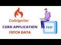 FETCH DATA FROM DATABASE USING CODEIGNITER PHP FRAMEWORK CURD APPLICATION USING CODEIGNITER
