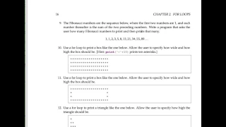 Python Programming - Chapter 2 Exercises 10-12