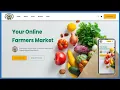 Vegetables Selling Websites - E-commerce Website Design Using HTML CSS JavaScript