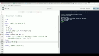 Python Tutorial Basics Part 5 Exception Handling in Python
