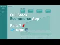 Fullstack E-Commerce Ruby on Rails 7 Hotwire Tailwind Stripe PostgreSQL