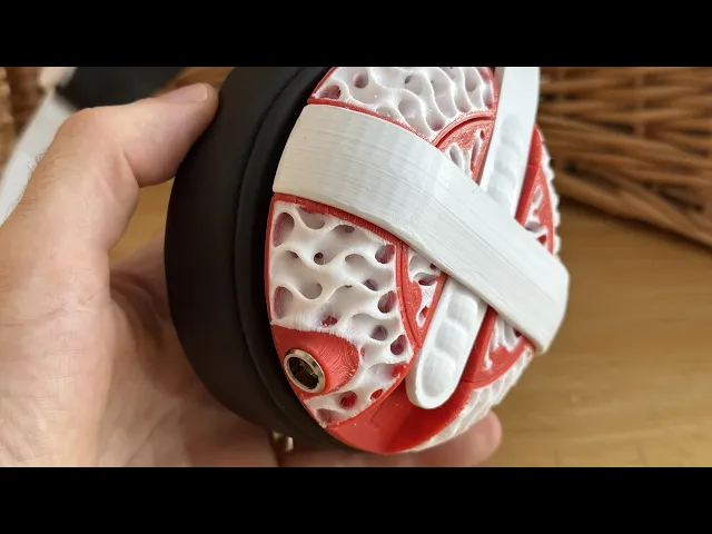 Gyroid Cones for Head(amame) Headphones - Dual Extruder Files video thumbnail