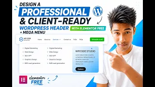 How to Design a Professional Client-Ready WordPress Header Mega Menu With Elementor Free