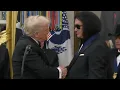 Donald Trump Presents KISS with Kennedy Center Honors Medals
