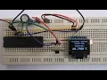PIC18F4550 with SSD1306 OLED and DS18B20 temperature sensor