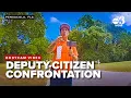Bodycam shows Escambia County Florida deputy arguing with man filming in roadway