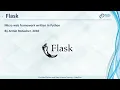 Python Flask Microframework Introduction