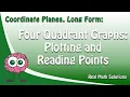 Coordinate Planes Four Quadrant Graphs Plotting and Reading Points