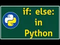 Python Tutorial in Hindi if elif else statement in Python How to use if else in Python