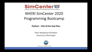 Python Quickstart Tutorial File IO for text files