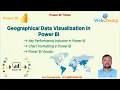 PBI - 31 Geographical Data Visualization in Power BI Types of Maps in Power BI visualizations