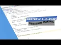 Java Tutorial 8 - Making Decisions nested if else