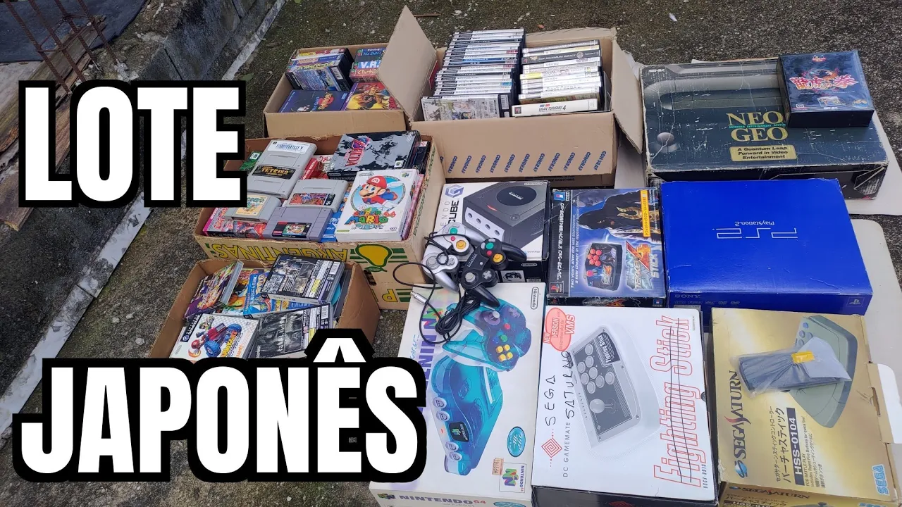 Lote de games Japoneses