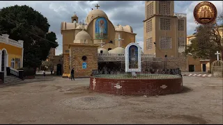 بدء احتفالية دير القديس العظيم الانبا برسوم العريان دندنها