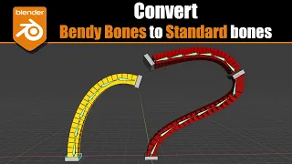 Blender Convert Bendy bones to Regular bones