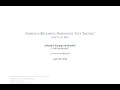 Primitive Recursive Homotopy Type Theory - Johannes Schipp von Branitz