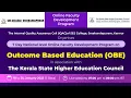 National level Online FDP on Outcome Based Education OBE Day 1