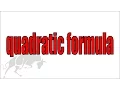 Quadratic Formula 3 exampls worksheet