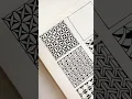 Zentangle pattern