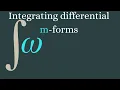 Differential Forms Integrating m-forms