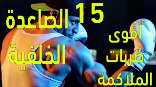 الصاعدة الخلفية من اقوى ضربات الملاكمة 