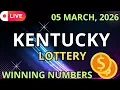 Kentucky Midday Lottery Results For - 05 Mar 2026