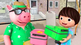 Los animales se van de vacaciones 🐷✈️ Canciones Infantiles 🎵 Little Baby Bum