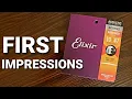 Elixir Nanoweb Extra Light Acoustic Strings - First Impressions