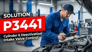 HOW TO FIX P3441 OBD II ERROR CODE - Cylinder 6 Deactivation Intake Valve Control