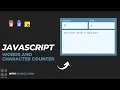 Javascript words and characters counter HTML CSS JS Javascript project Coding Sky