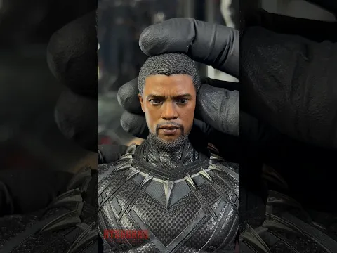 No one can replace him as Black Panther #blackpanther #wakandaforever #asmr #closeup #satisfying