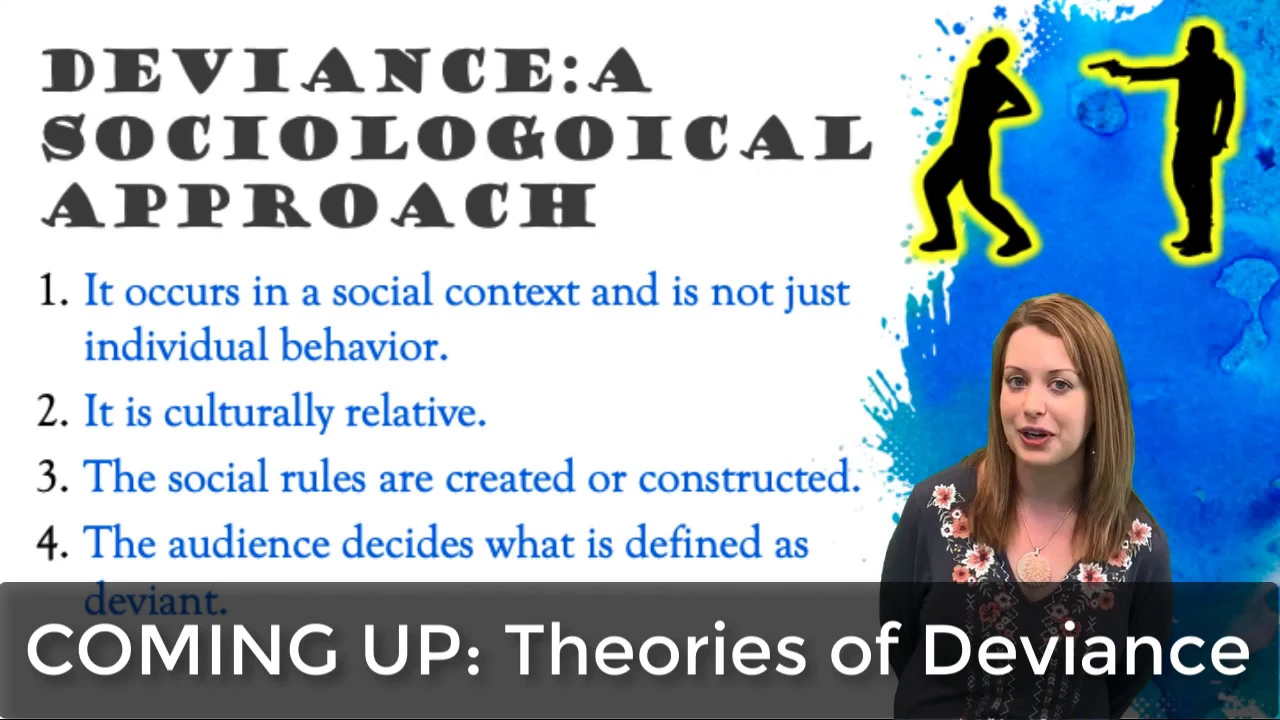 Crime and Deviance Part 1 of 3: What is Deviance? (Professor Marie Huntsinger)