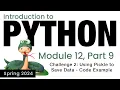 Python - Module 12