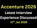 Accenture Interview Questions And Answers 2026 Accenture Interview Experience 2026 Batch