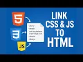 How to Link CSS JavaScript to HTML Step-by-Step Guide