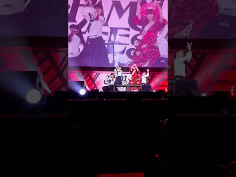 「にんじゃりばんばん」コラボレーション️ at #PAMYUFES ⚔️🥷🏻🎀 #きゃりーぱみゅぱみゅ #新しい学校のリーダーズ #ATARASHIIGAKKO