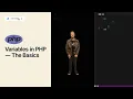 How to learn PHP Variables in one minute