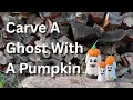 How to Carve a Ghost with a Pumpkin Easy Halloween Project