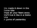 Download Lagu Ryan Paris Dolce Vita Lyrics