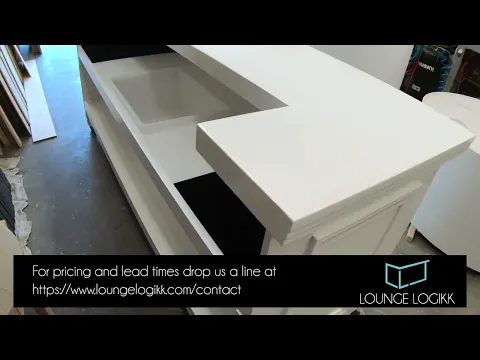 Download MP3 Folding White Portable Bar | Lounge Logikk