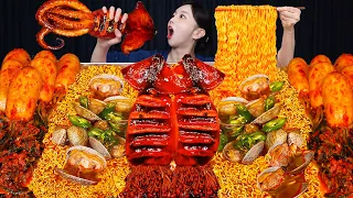 숙취 해장엔 역시 오징어 짬뽕라면 먹방 🍜🔥Curing My Hangover With Spicy Squid Ramen Ssoyoung ASMR